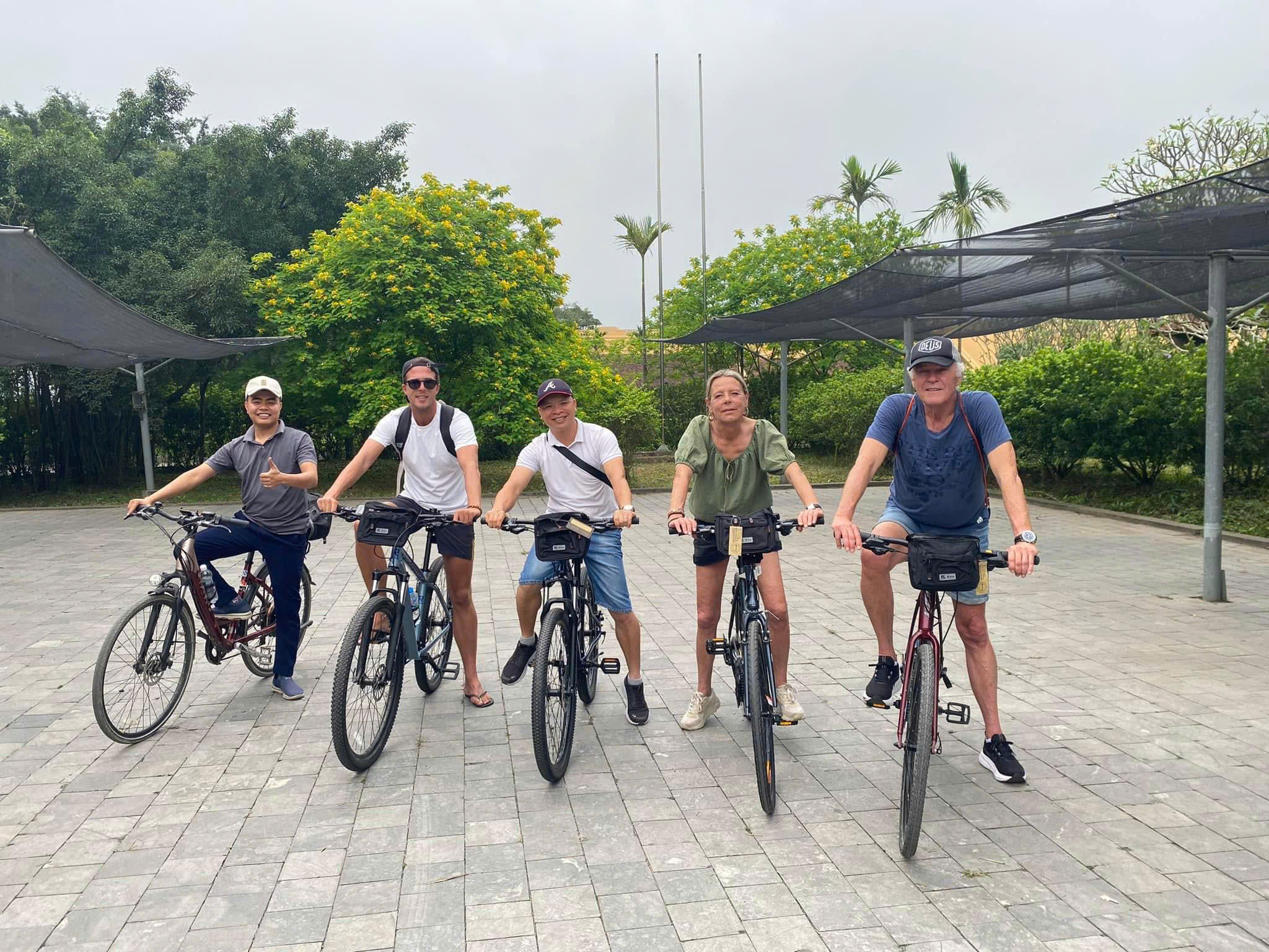 biking